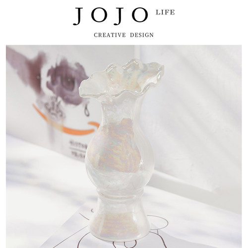 JOJO'SL.PD家用奶油风轻奢花瓶
