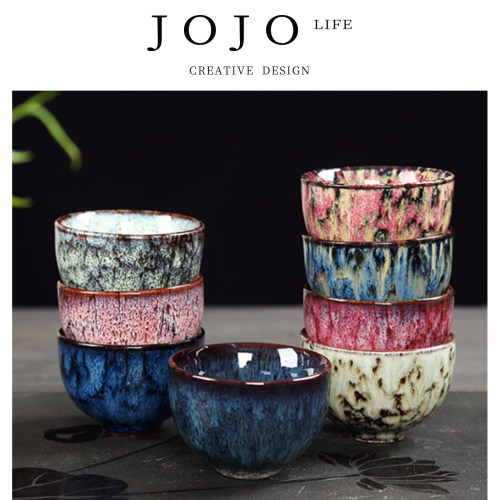 jojo单杯品茗杯窑变个人杯主人杯