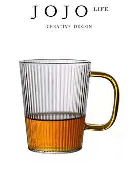 JOJO'S L. PD·pattern·杯具家用竖纹泡茶耐热玻璃茶杯 | 条纹