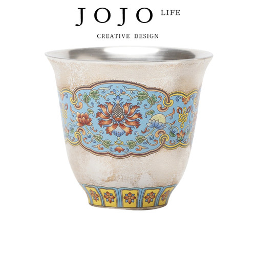JOJO'SLIFEPD茶杯掐丝银珐琅彩