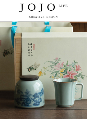 JOJO'S L. PD.Exorcism.个人杯花开见喜陶瓷喝茶杯礼盒装 | 驱邪