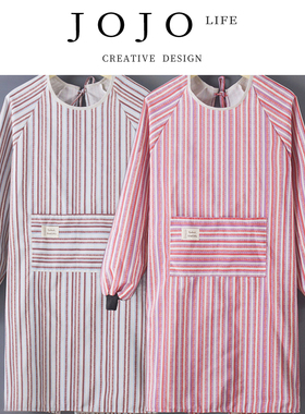 JOJO'S L. PD.thought.长袖围裙女秋冬帆布围腰家用罩衣 | 陌念