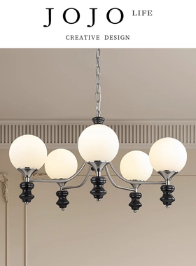 JOJO'S L. PD.Snowball·灯具法式中古奶油风客厅主卧吊灯 | 雪球