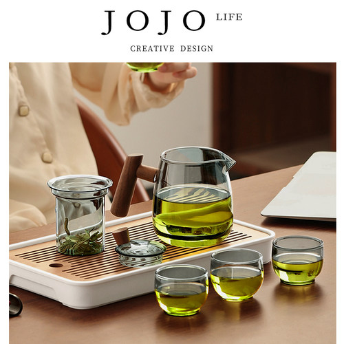 JOJO'SL.PD玻璃泡茶壶耐高温