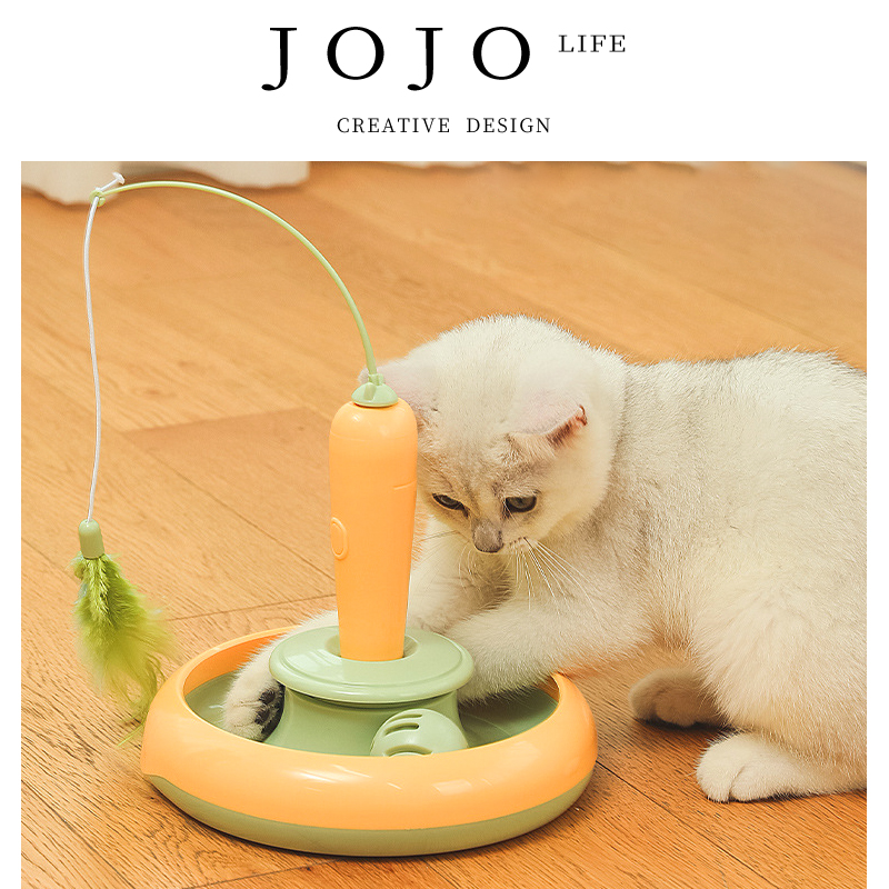 JOJO'SLIFEPD电动旋转逗猫棒