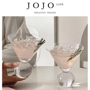 JOJO'S L. PD.Orange.珠点马天尼杯矮脚鸡尾酒杯香槟杯 | 翩橙