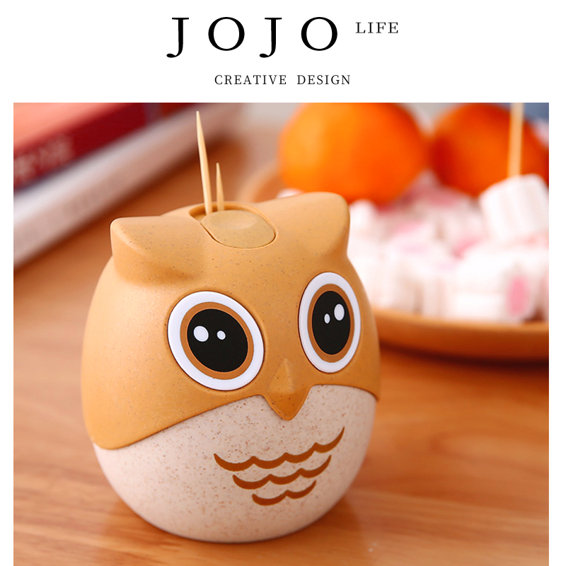 JOJO'SL.PD牙签筒家用塑料卡通
