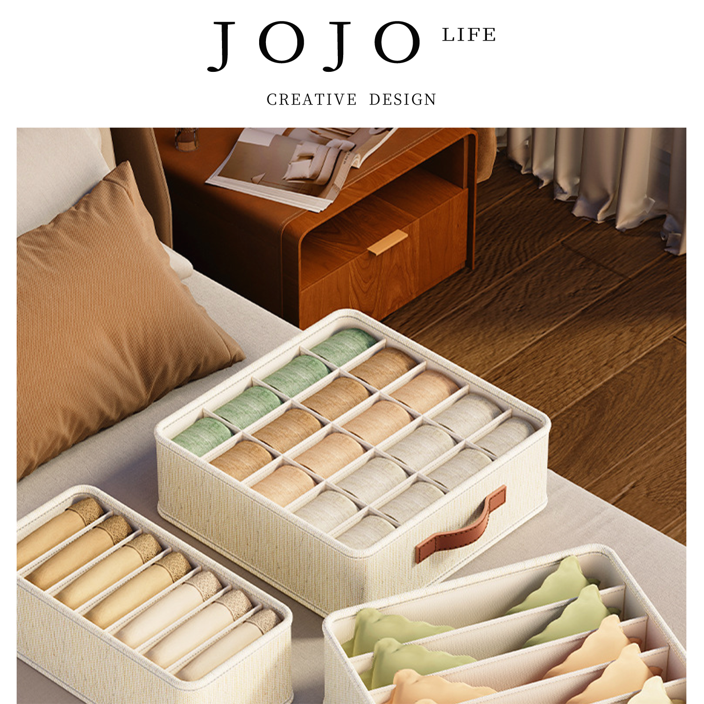 JOJO'SLIFEPD内衣收纳盒抽屉