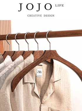 JOJO'S L. PD.public.木质衣架实木无痕防肩角衣撑羊绒衫 | 舆神