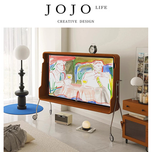 PD.Blow.家具移动实木卧室复古简约客厅电视架 吹笙 JOJO
