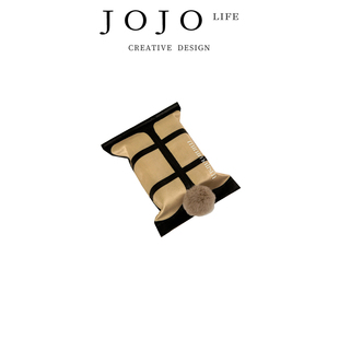 PD.Wheel.高级感纸抽盒条纹收纳家用客厅车载 轮平 JOJO