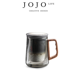 宿青 JOJO PD·紫泉涧·泡茶杯水杯家用茶杯茶水分离杯子