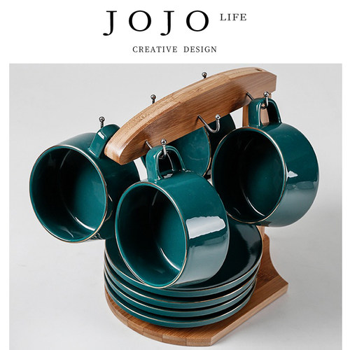 JOJO'SLIFEPD竹制杯架马克杯