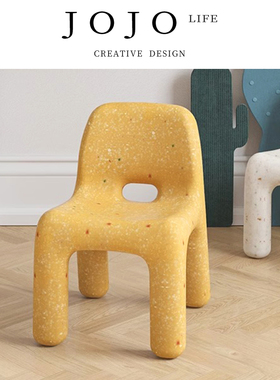 JOJO'S L. PD.Empty.椅子北欧椅子简约塑料靠背小孩板凳 | 空堂