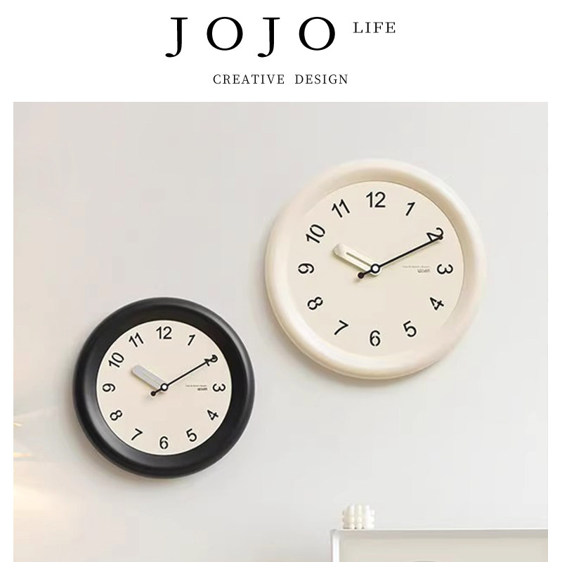 JOJO'SL.PD挂钟免打孔客厅现代