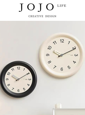 JOJO'S L. PD.Permit.挂钟免打孔客厅现代简约创意时钟 | 持轩