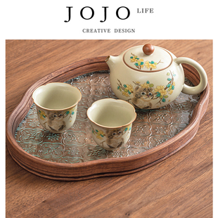 选票 JOJO PD.vote.汝窑黄花萌猫西施壶家用泡茶单壶陶瓷
