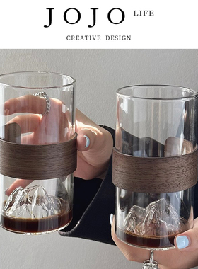 JOJO'S L. PD.Fir.杯具日式ins观山杯拿铁杯咖啡杯富士山 | 竺杉