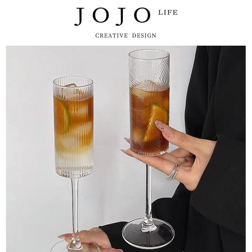 JOJO'SLIFEPD条纹高脚杯创意