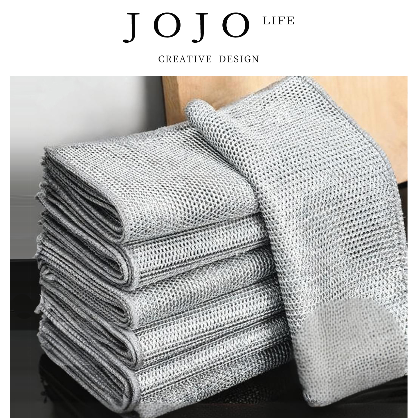JOJO'SLIFEPD钢丝抹布厨房灶台