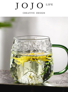 JOJO'S L. PD.Bandit.杯具耐高温家用花茶杯带把手防爆 | 匪思