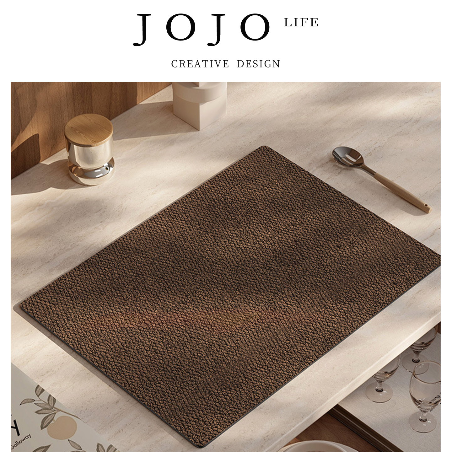 JOJO'SLIFEPD洗手台吸水垫杯垫