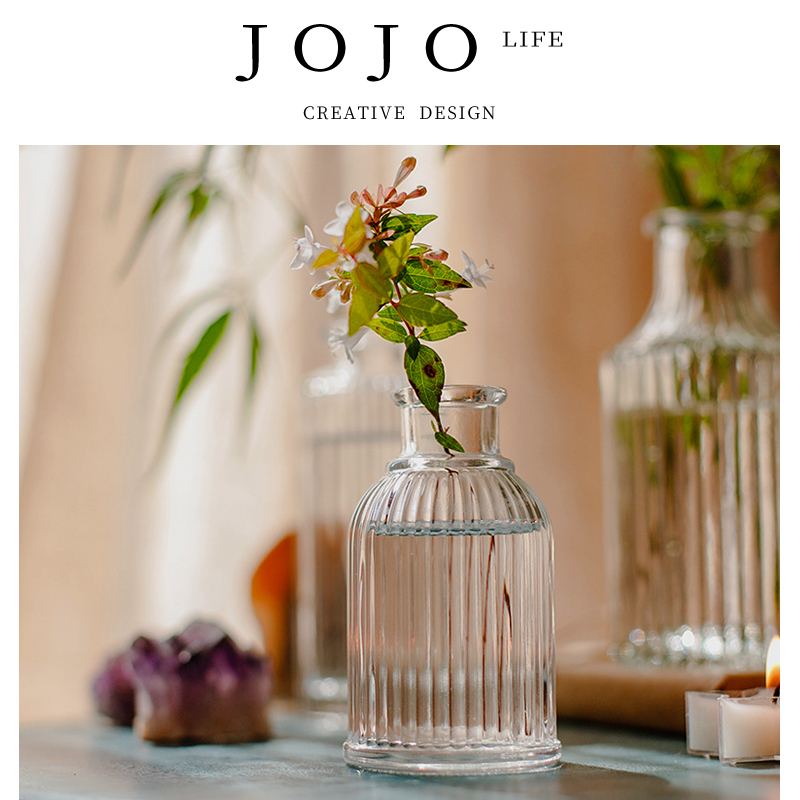 JOJO'SL.PD玻璃透明花瓶