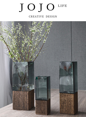 JOJO'S L. PD·matches·花瓶居家客厅玻璃简约日式原木风 | 火柴