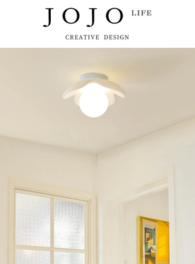 JOJO'S L. PD.pinto.北欧风吸顶灯花朵法式奶油风入户 | 花豆