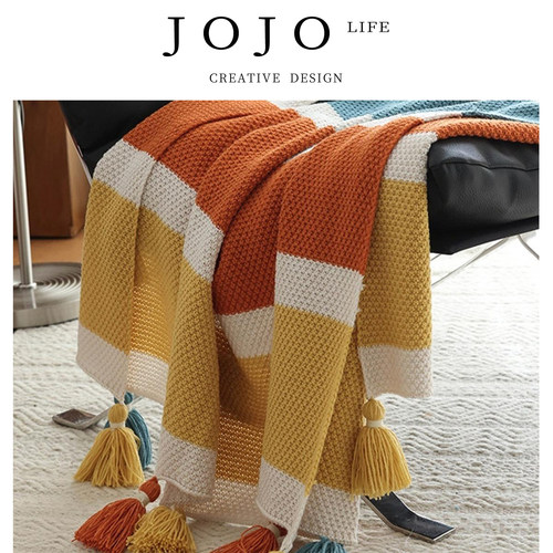 JOJO'SLIFEPD北欧针织沙发毯