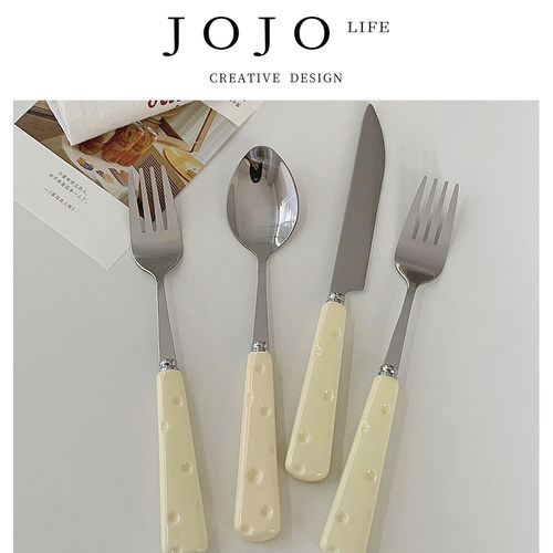 JOJO'SLIFEPD奶酪手柄刀叉勺