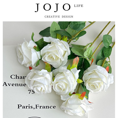 JOJO'SLIFEPD玫瑰仿真花碎冰