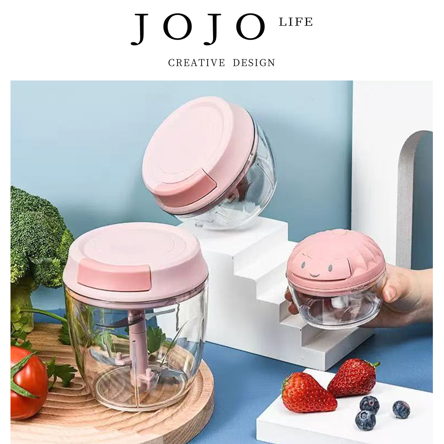 JOJO'SL.PD蒜泥神器手动搅蒜器