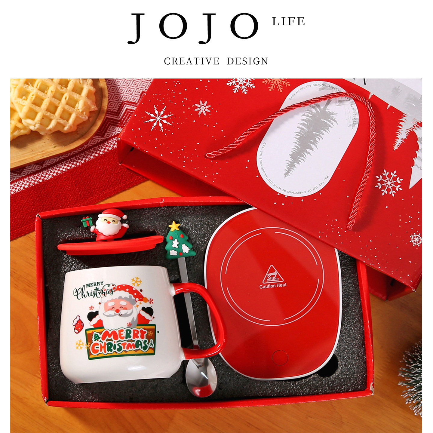JOJO'SLIFEPD圣诞老人陶瓷杯