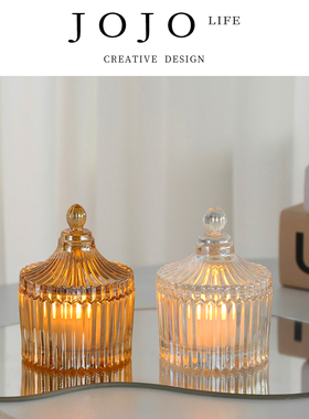 JOJO'S L. PD·Blotch·烛台玻璃香薰蜡烛杯创意蒙古包 | 洇墨