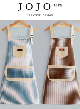 JOJO'S L. PD.Lampl.家用厨房围裙防油成人做饭罩衣工作服丨朗普