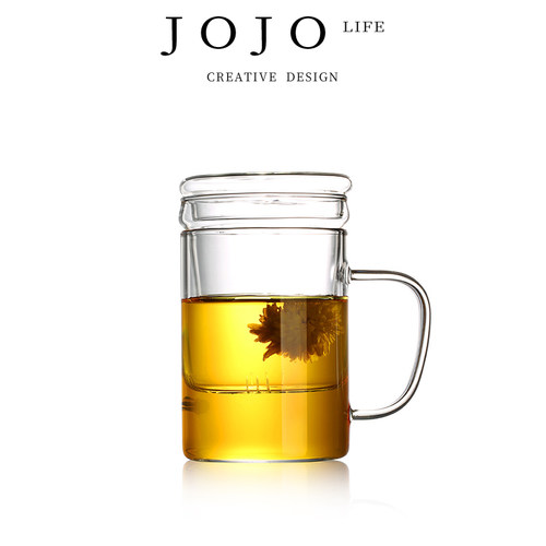 JOJO'SL.PD耐热简约泡茶玻璃杯