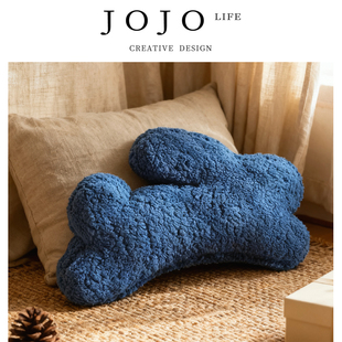 PD.Green.抱枕创意简约现代毛绒吉祥物兔子抱枕 渝碧 JOJO