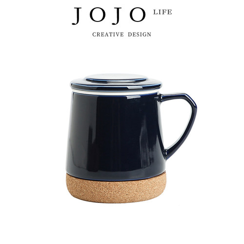 JOJO'SL.PD带盖茶水分离陶瓷杯