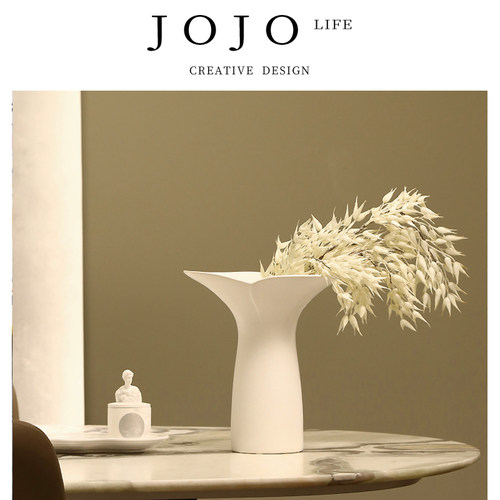JOJO'SLIFEPD陶瓷花瓣花瓶