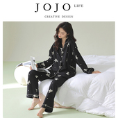 春秋季 JOJO PD.Deal.睡衣秋季 纯棉睡衣长袖 家居服 贸迁
