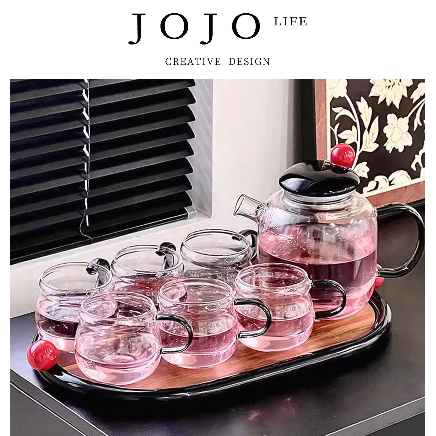 JOJO'SLIFEPD创意撞色凉水壶
