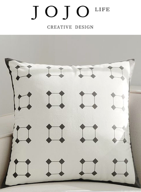 JOJO'S L. PD.files.法式森林靠包复古天鹅绒抱枕黑色靠枕 | 档雌