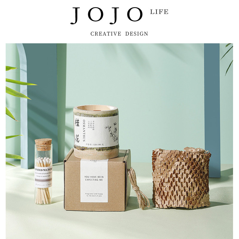 JOJO'SLIFEPD香薰蜡烛创意竹筒