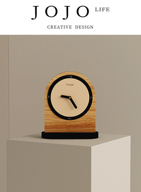 JOJO'S L. PD.Kerry.时钟表台式现代极简创意超静音摆件 | 木里