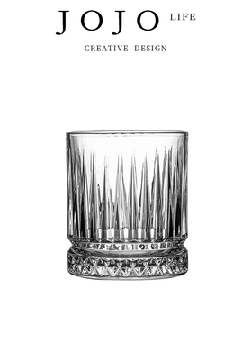JOJO'S L.PD.Stripes.杯具酒杯家用无铅水晶玻璃洋酒杯杯子丨条纹