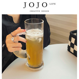 PD.Ask.大力士啤酒杯带把水手杯大容量果汁杯 嘱容 JOJO