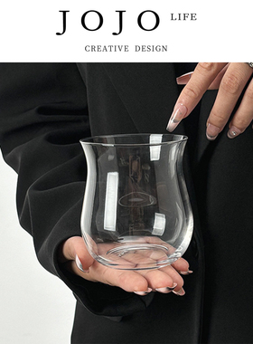 JOJO'S L. PD.Fortress.ins风拿铁咖啡玻璃杯牛奶杯喝水杯 | 堡枕