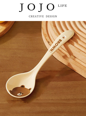 JOJO'S L. PD.crispy.陶瓷勺子家用小汤勺长柄高颜值喝汤 | 酥羚