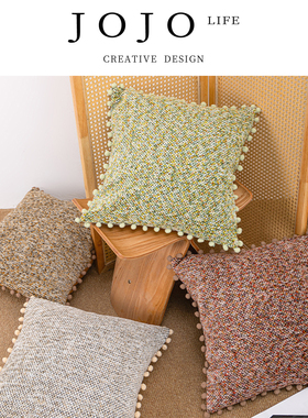 JOJO'S L. PD.burn.复古法式高级感床上靠枕靠垫含芯抱枕套 |着处